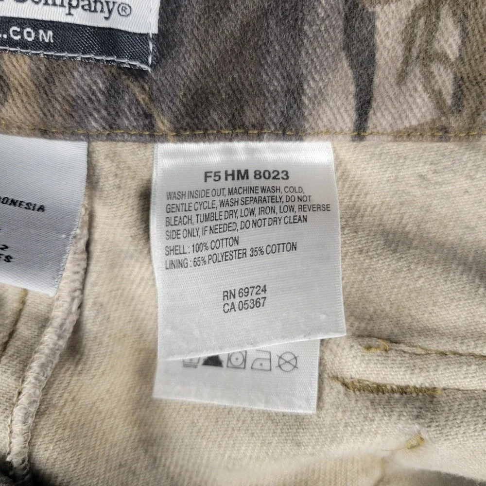 Columbia Cargo Pants Mens 40 Camo Double Knee Mossy Oak Breakup Hunting Outdoors